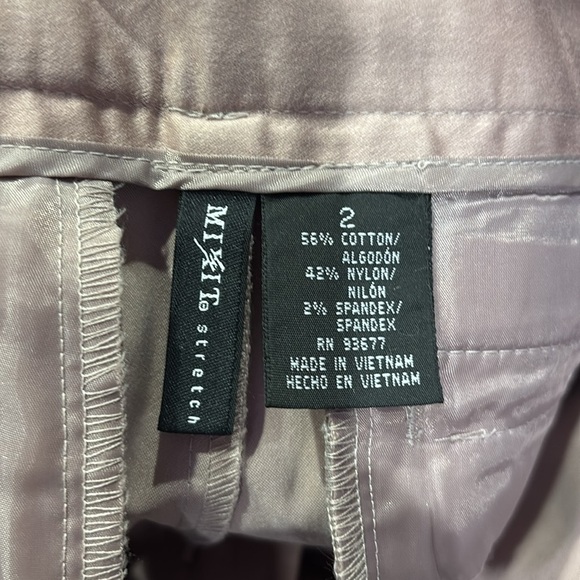 Mixit Lavender Satin Pants stretch - Picture 5 of 5